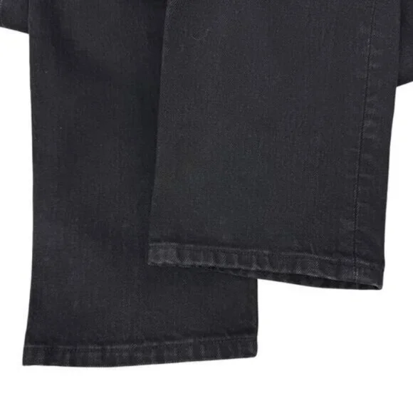 Abercrombie & Fitch Curve Love Ultra High Rise 90’s Straight Black Jeans - Picture 6 of 6